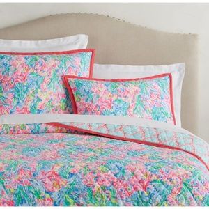 Lilly Pulitzer Fan Sea Pants Reversible Sham